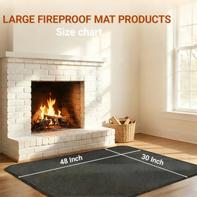 Generic deck-protection mat keeps lawns safe from grease and burns.