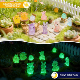 Generic DIY fairy garden resin animals for creative displays