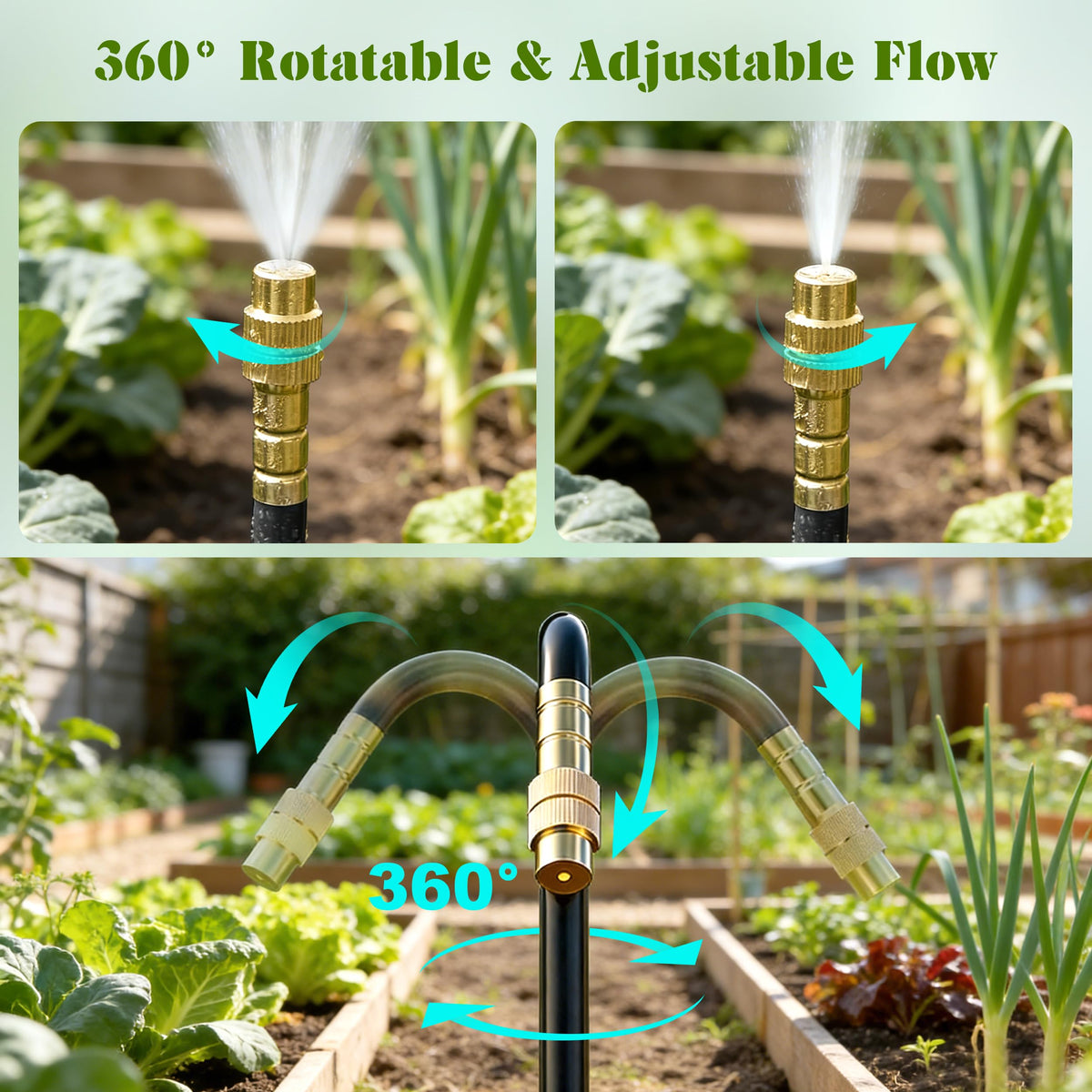 Generic Drip Irrigation leak-free flow ensures even moisture along tubing