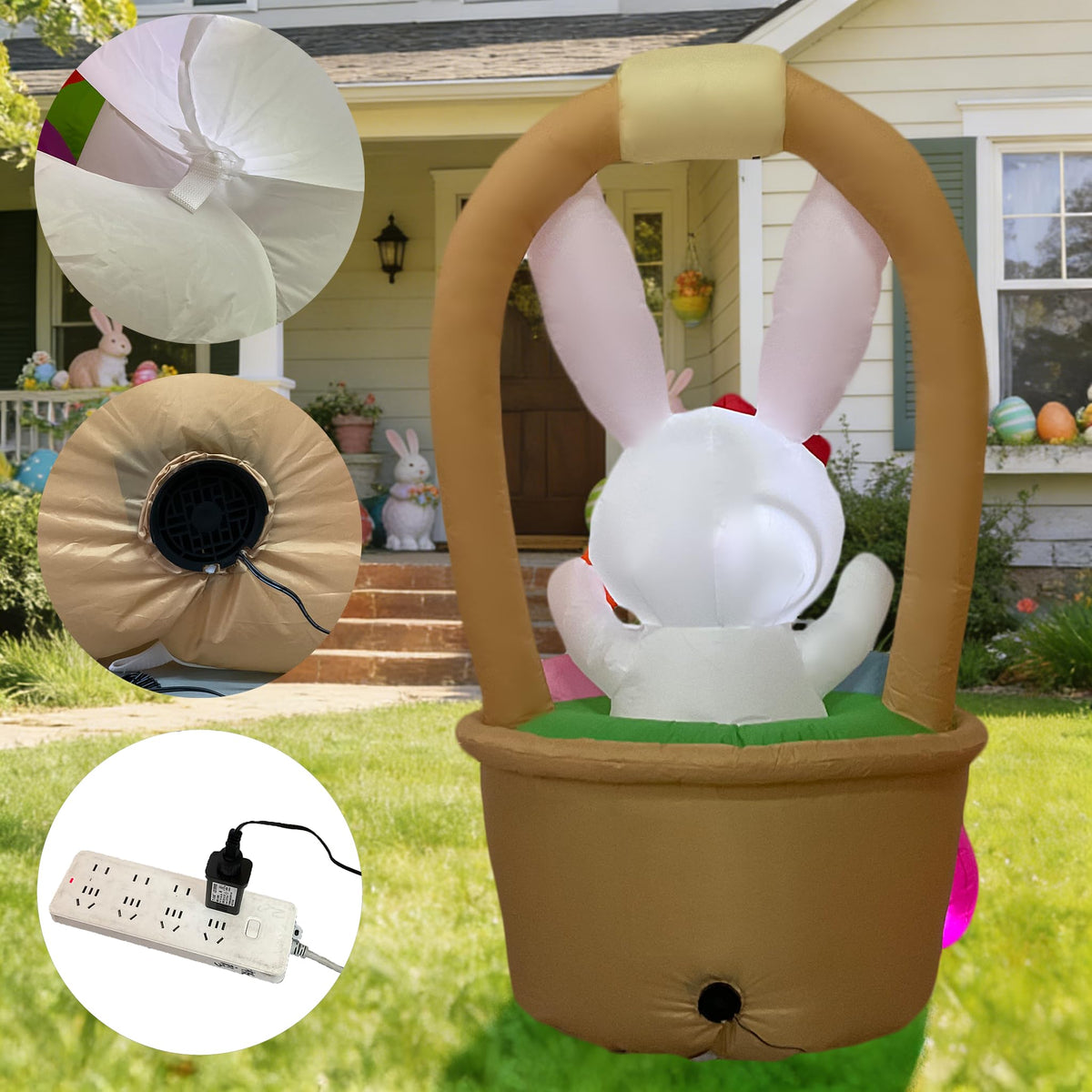 Generic Easter gift idea: inflatable decoration for gardens or indoor decor.