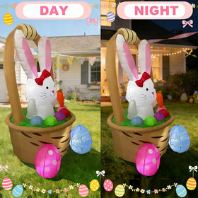 Generic Easter inflatable made of durable polyester for long-lasting outdoor use.