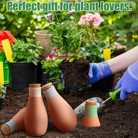 Generic easy-fill self-watering globes inserted into soil without removal.