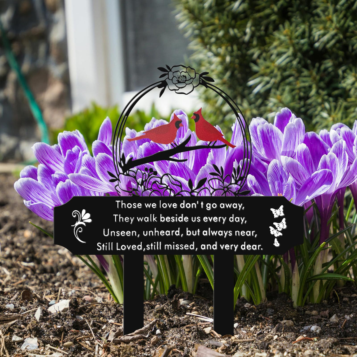 Generic Easy-Install Dual-Stake Marker provides quick placement.
