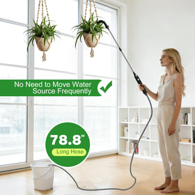 Generic Electric High Reach Waterer hose enables cleaner indoor watering with fewer spills
