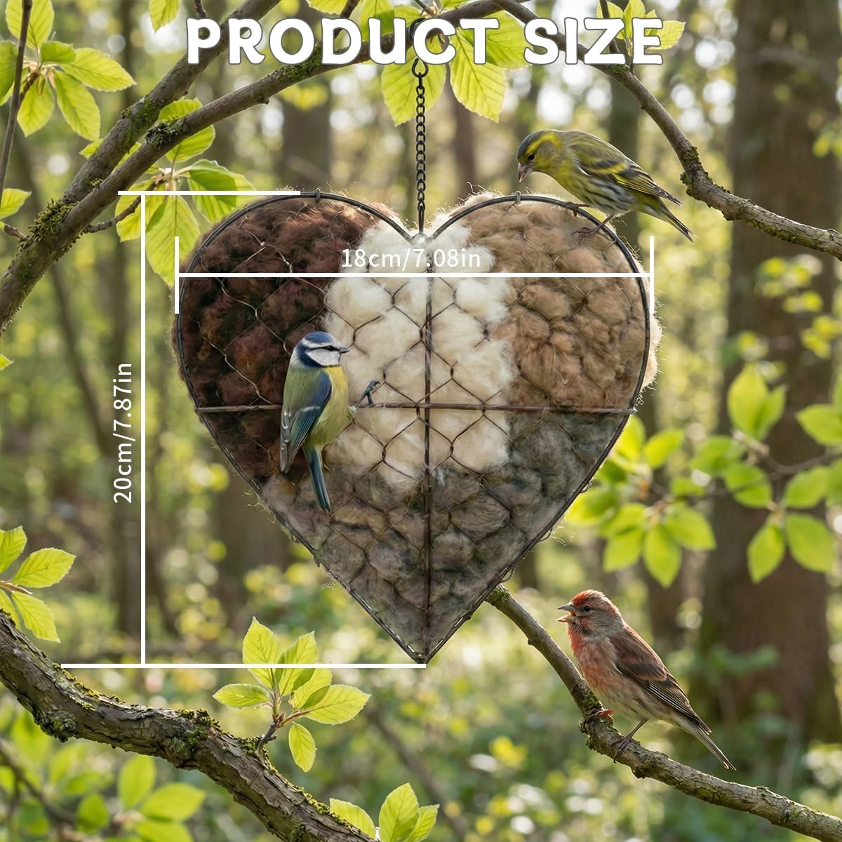 Generic garden decor birdhouse gift concept for wildlife lovers