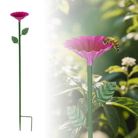 Generic garden decor doubles as a pollinator oasis in any yard.