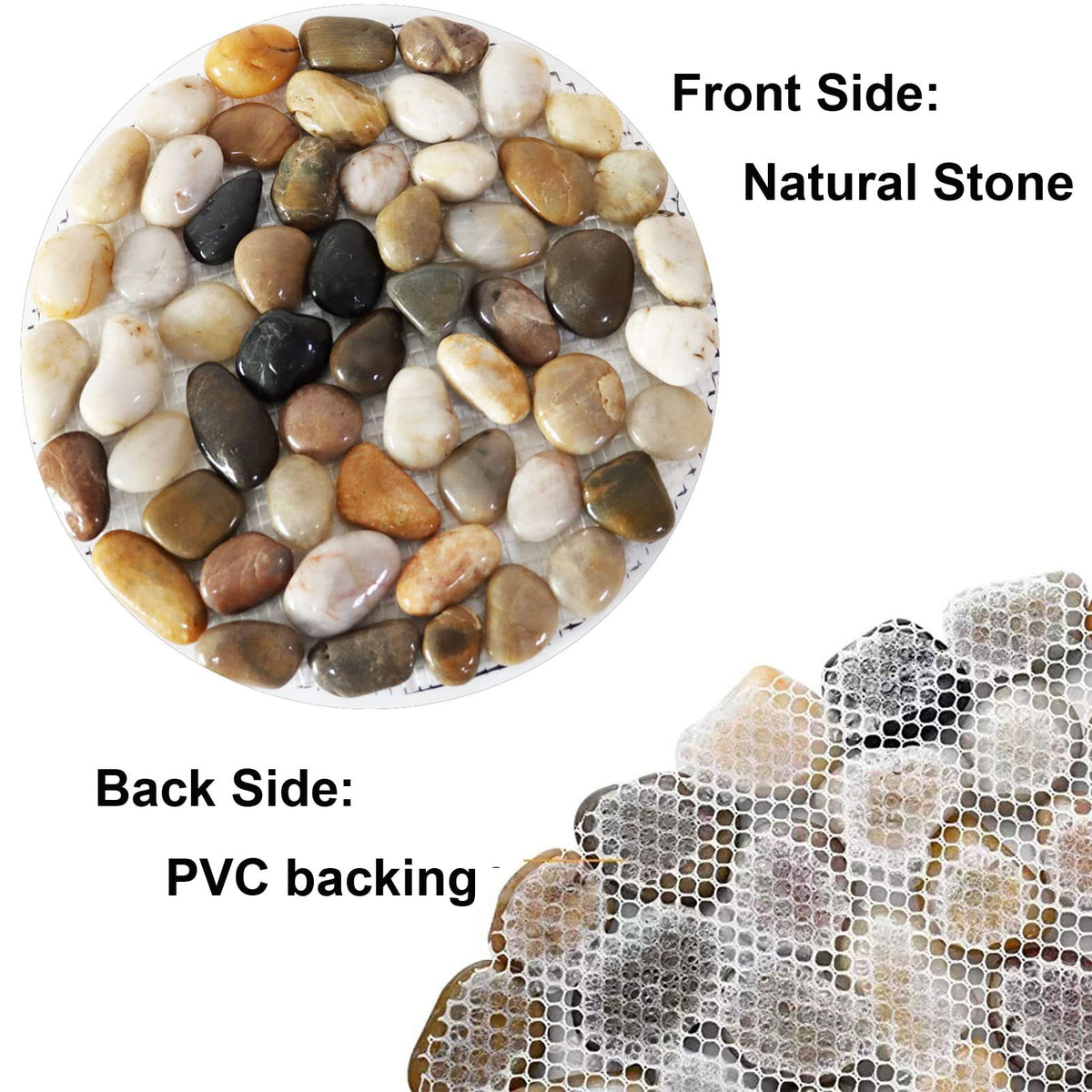 Generic garden path stones enhancing curb appeal with natural color and texture.