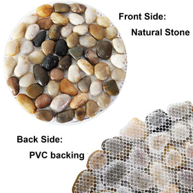 Generic garden path stones enhancing curb appeal with natural color and texture.