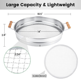 Generic heavy-duty garden sifter designed for reliable outdoor performance.