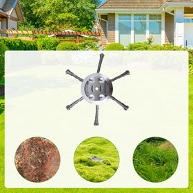 Durable steel wire head construction resists damage during heavy-duty use.