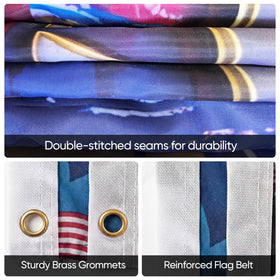 Generic independence day flag 3x5 for festive lawn and balcony displays.