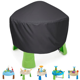 Generic kids water table cover front view protects against rain and debris