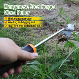 Generic Long-Handle Weeder Tool extends reach to shallow and deep-rooted weeds.