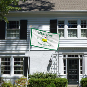 Brightly printed Generic Masters Flag Golf banner suitable for patio or deck decor.