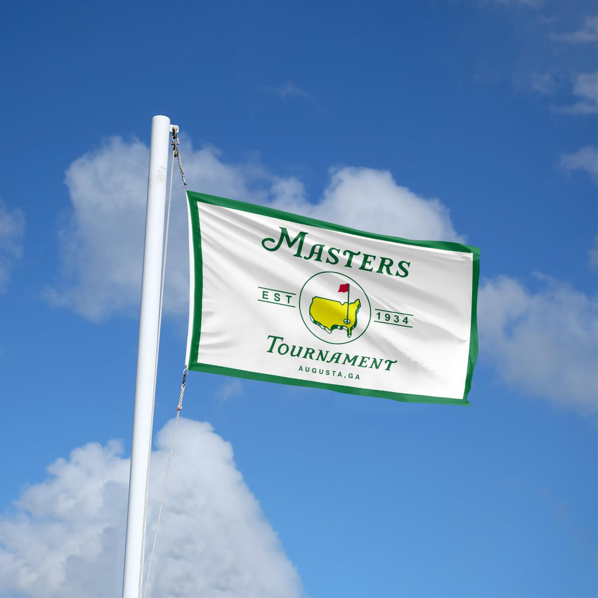 Generic Masters Flag Golf wall decor ideal for dorms and bedrooms.