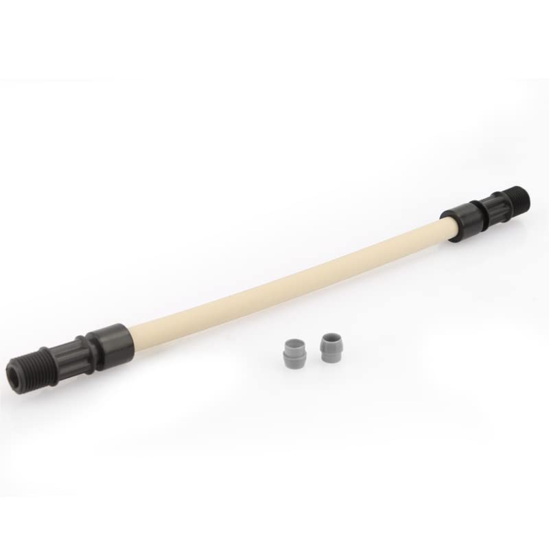 Beige durable tubing material blending flexibility with longevity.