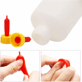 Clear 400ml bottle with measurement marks for tracking intake