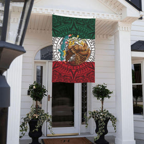 Generic Mexican Flag 3x5ft flag neatly folded in packaging for quick setup