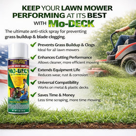 Generic Mo Deck compatible with multiple mower types simplifies maintenance tasks