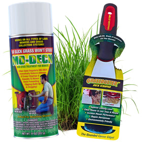 Generic Mo Deck spray bottle in action delivering pressurized, even deck coverage.