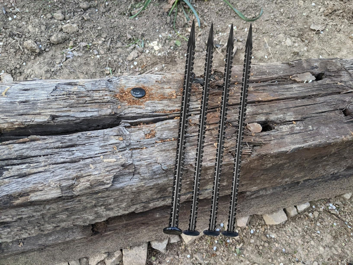 Generic rebar stakes suitable for camping and landscape setup scenarios
