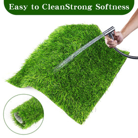 Multiuse nesting pad shown in pet garden for versatile use
