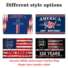 Generic anniversary flags for school exhibits and celebrations
