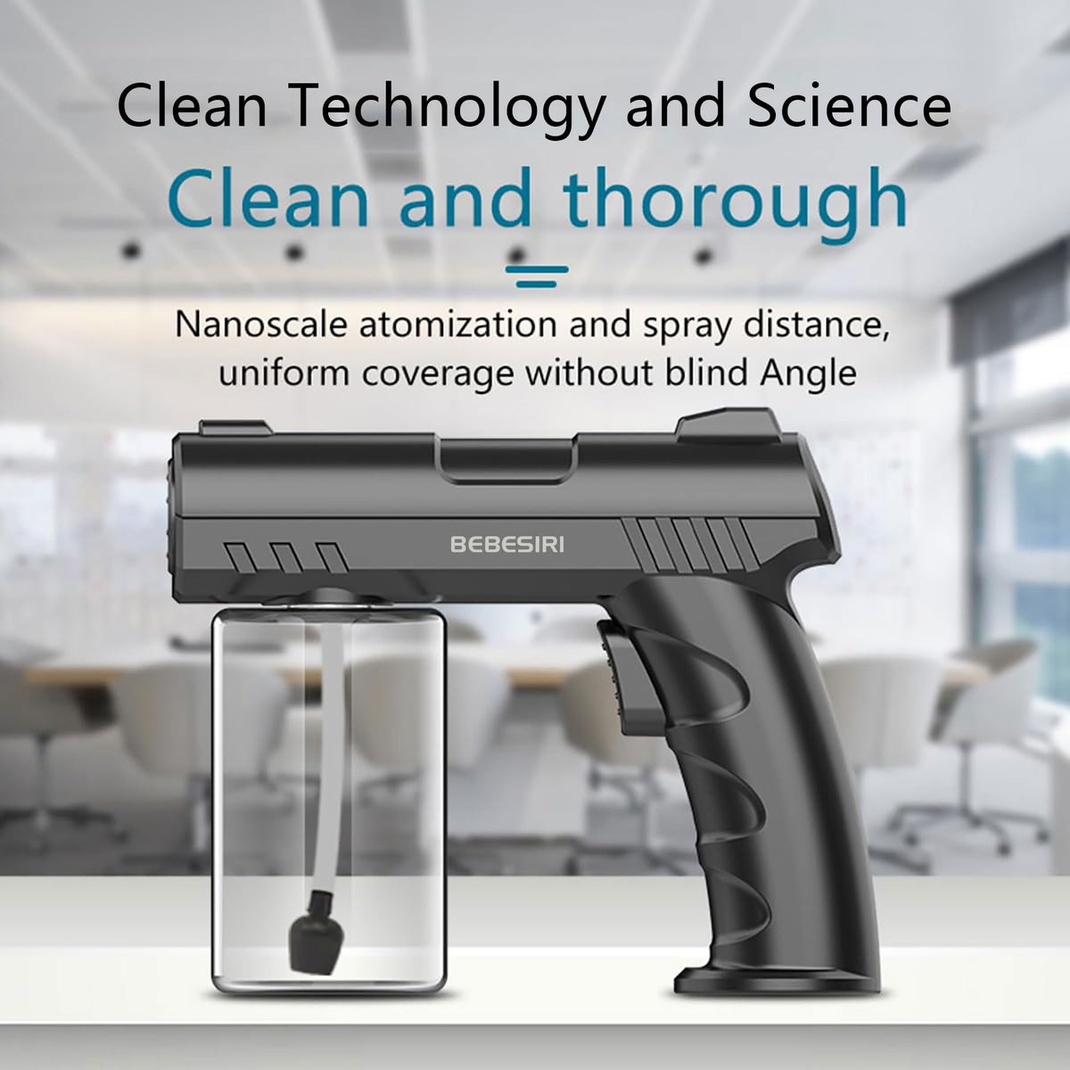 Generic Nano Sprayer night light mode provides soft illumination
