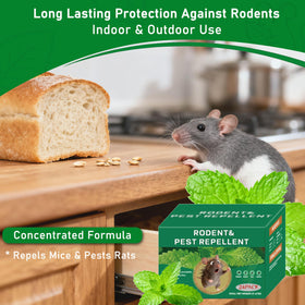 Generic no-mess rodent solution avoids traps and messy mothballs
