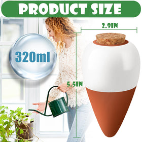 Generic Ollas Self-Watering Globes with 320ml capacity for longer hydration