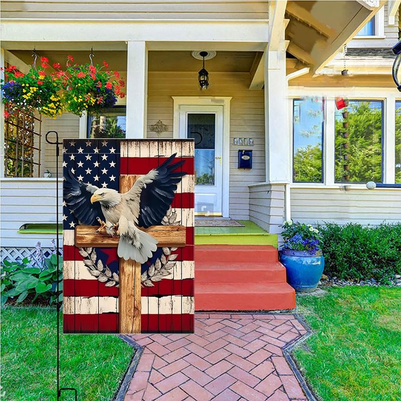 Generic flag makes a thoughtful gift for patriotic families and faith communities.