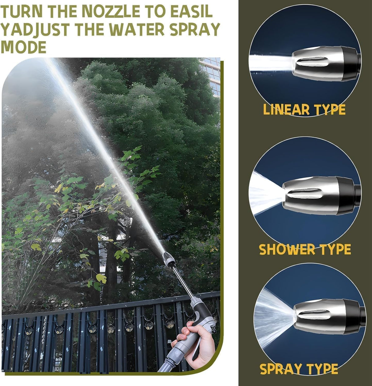 Generic cleaning tool suitable for cars, decks, windows, and outdoor furniture.