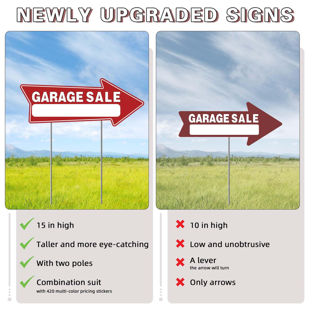 Generic multi-color round pricing stickers for clear values