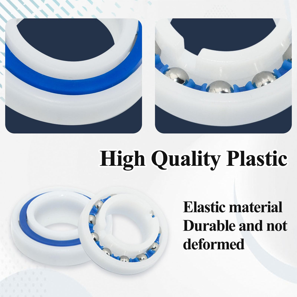 Generic R0524900 durable plastic and rubber construction resists wear.