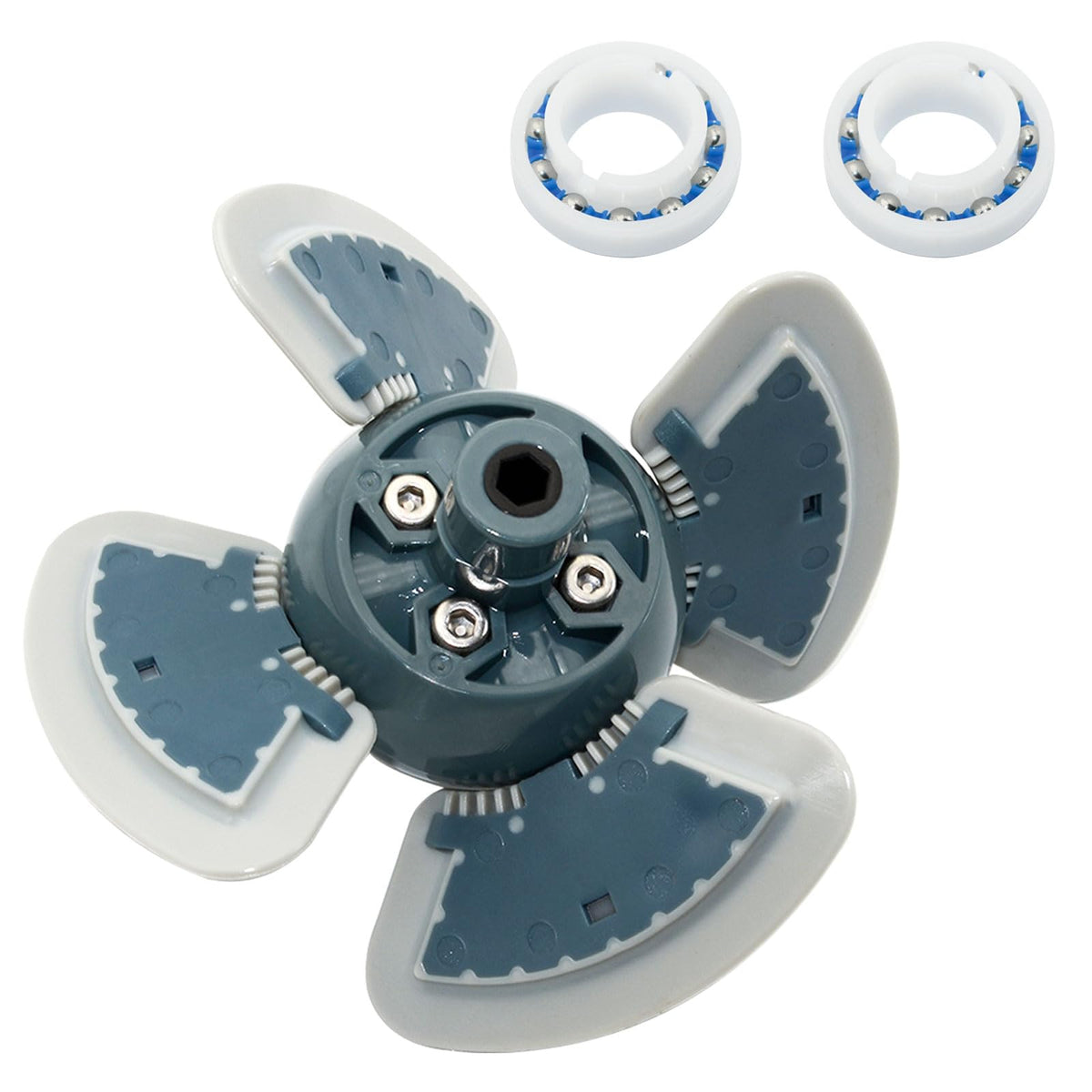 Generic R0524900 white rollers front view demonstrates durable components for MX6/MX8.