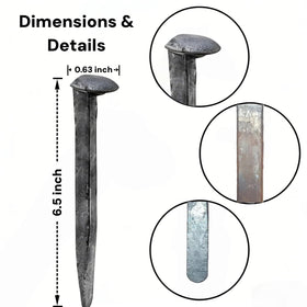 Outdoor-ready spikes for versatile stakes and display with style.