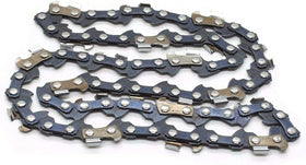 Generic Remington 10in saw chain close-up in steel for durability
