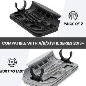 Generic headrest clip for Bullfrog X-series showing durable PLA construction against sun damage.