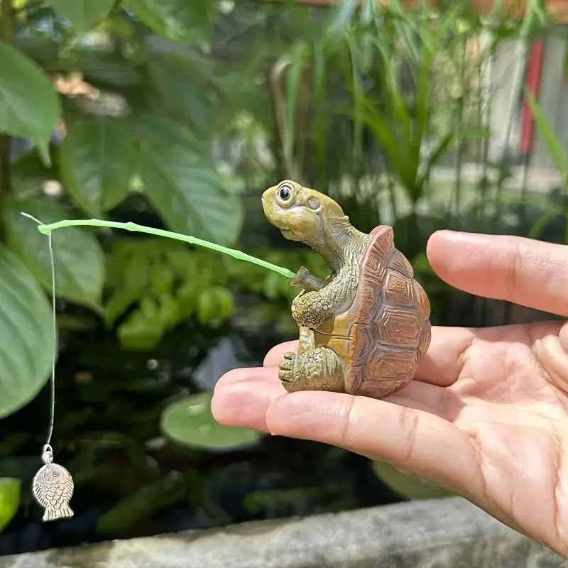 Generic resin turtle garden decor enhances patios and ponds.