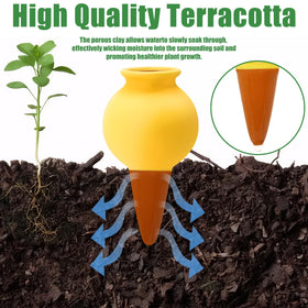 Generic root-delivery spike provides slow, direct watering to plant roots