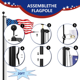 Generic Ryzenthr two 3x5 ft flags enable versatile display options.