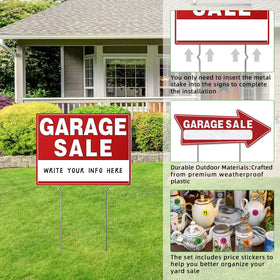 Generic self-adhesive pricing labels for quick tagging