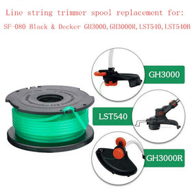Generic SF-080 spool packaging displays three lines and a cap for replacements