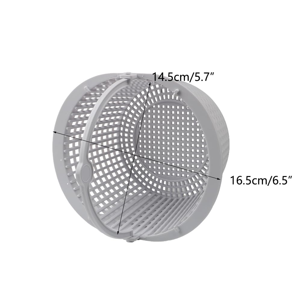 Generic SPX1091C basket bottom diameter shows compatibility with pool skimmers.