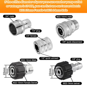 Generic stainless steel quick connect fittings for durable performance