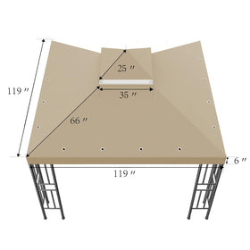 Generic Sumfaller beige color canopy top for a neutral outdoor look