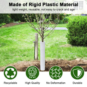 Generic tree guard wrap demonstrates quick, easy installation around young trees.