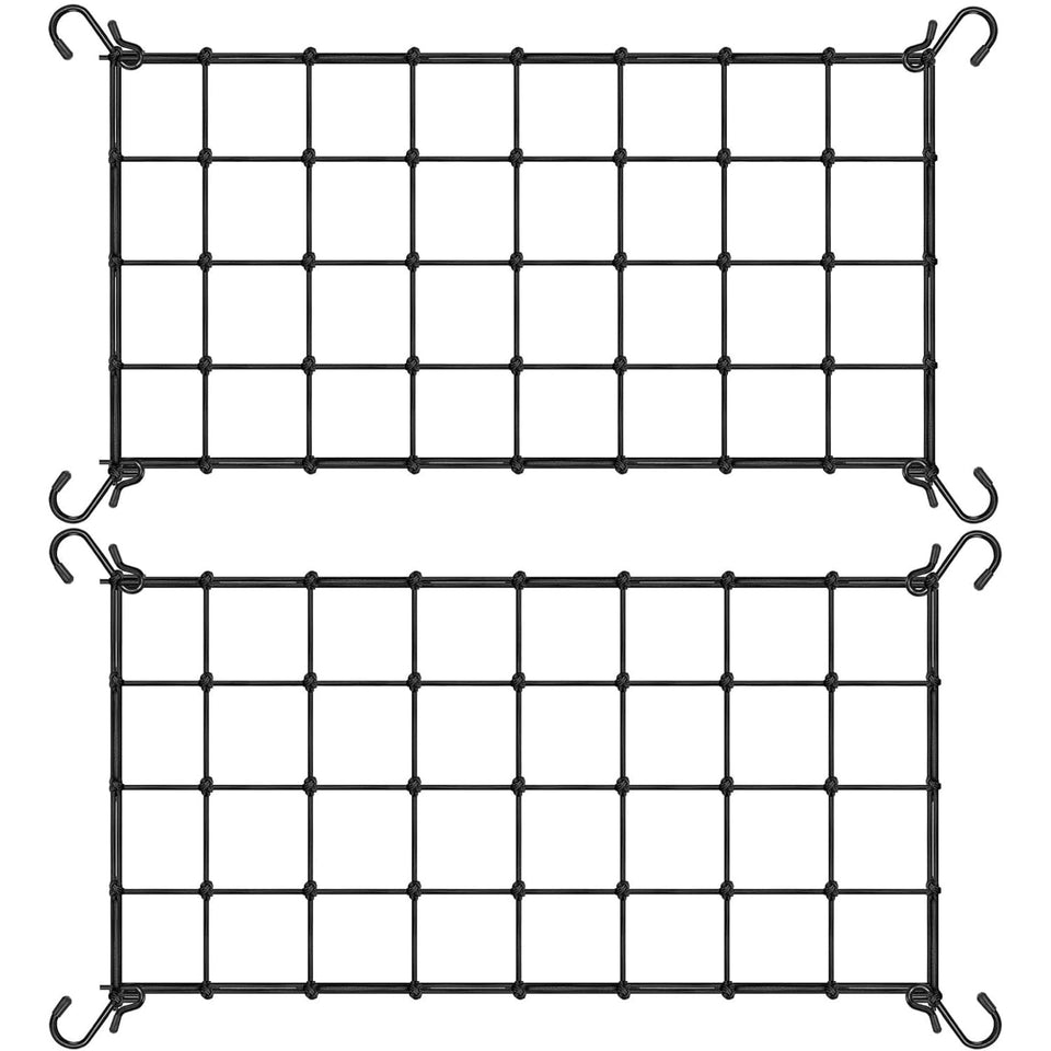 Generic trellis net in black for a durable garden setup