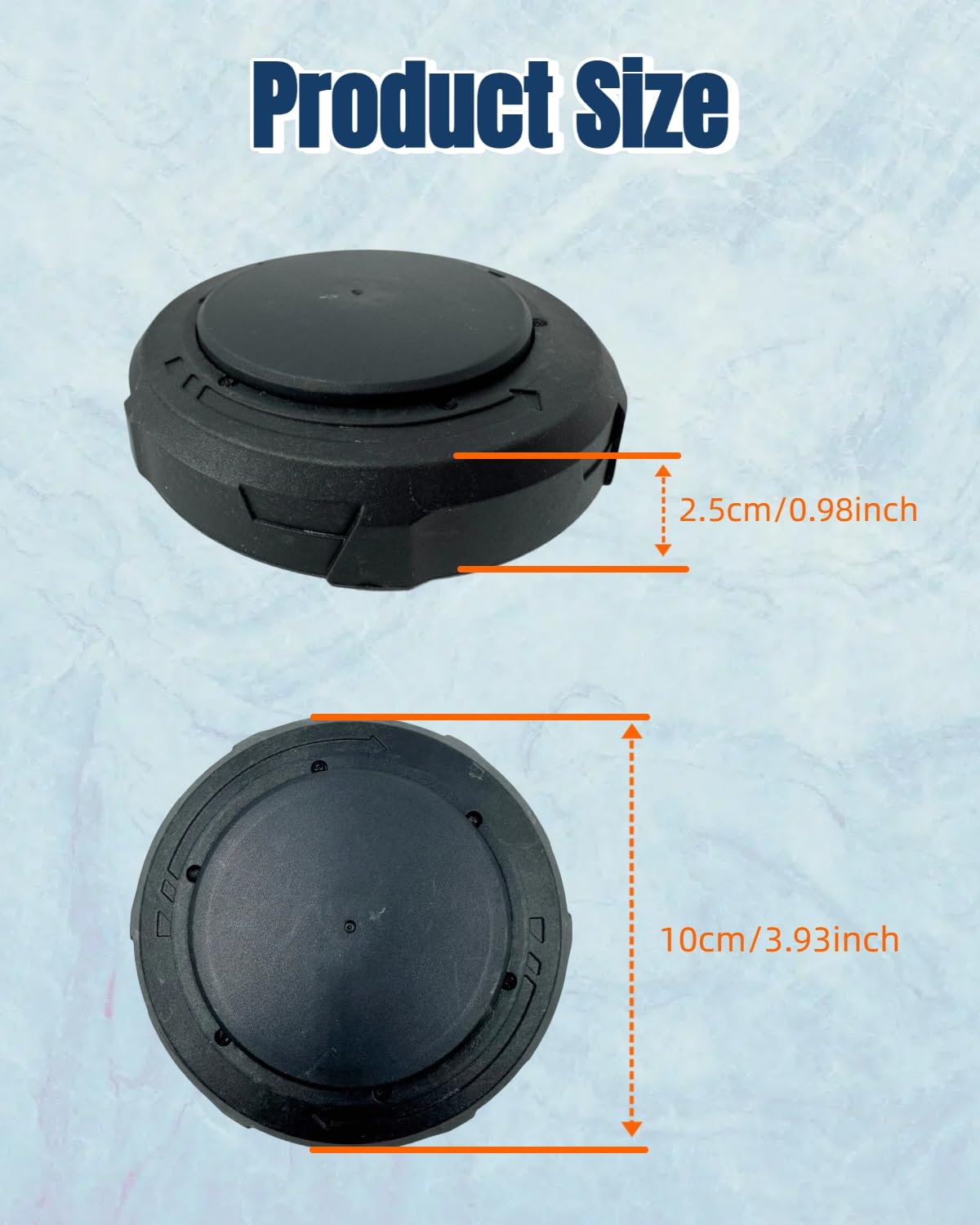 Generic trimmer head installation process image showing straightforward swap.