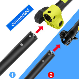 Generic trimmer head and guard ready for fast reloading and protection